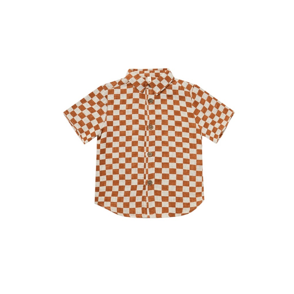 Rylee and cru Checkered Short Sleeve Shirt